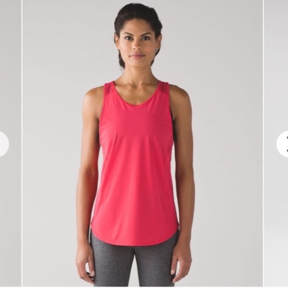 NWOT- Lululemon- Size 12- Sculpt Tank II - Lip Gloss/Lush Coral